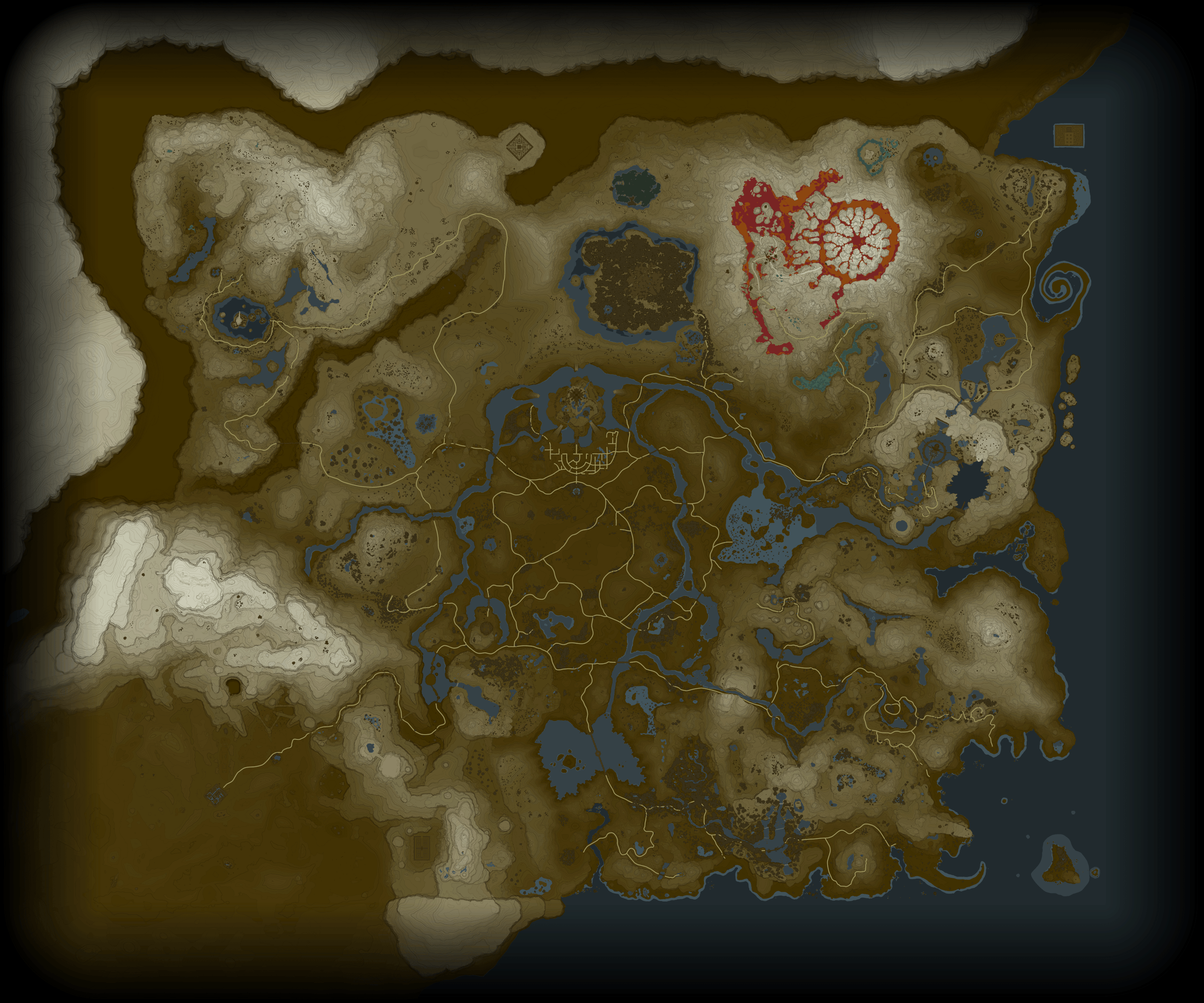 Zelda Breath Of Wild Interactive Map Botw Object Map